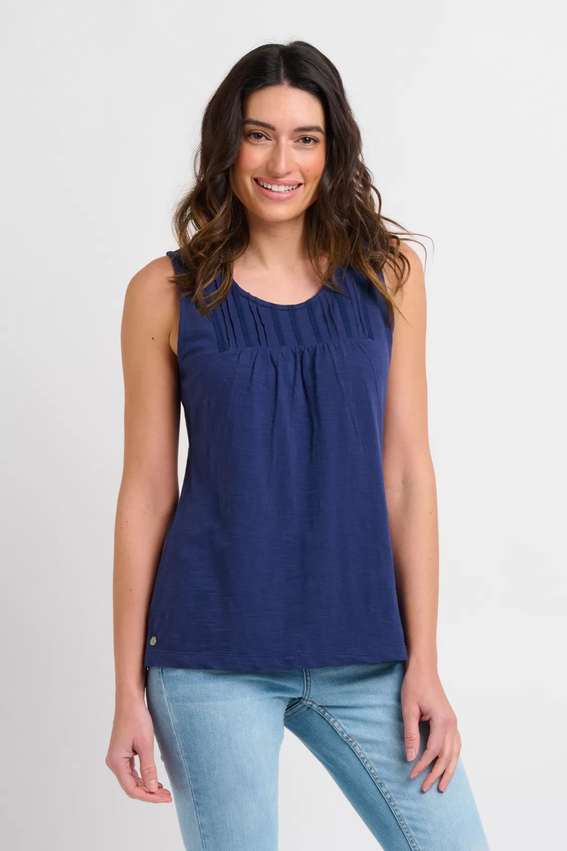 Tops, T-Shirts And Vests>Brakeburn Alice Vest Navy