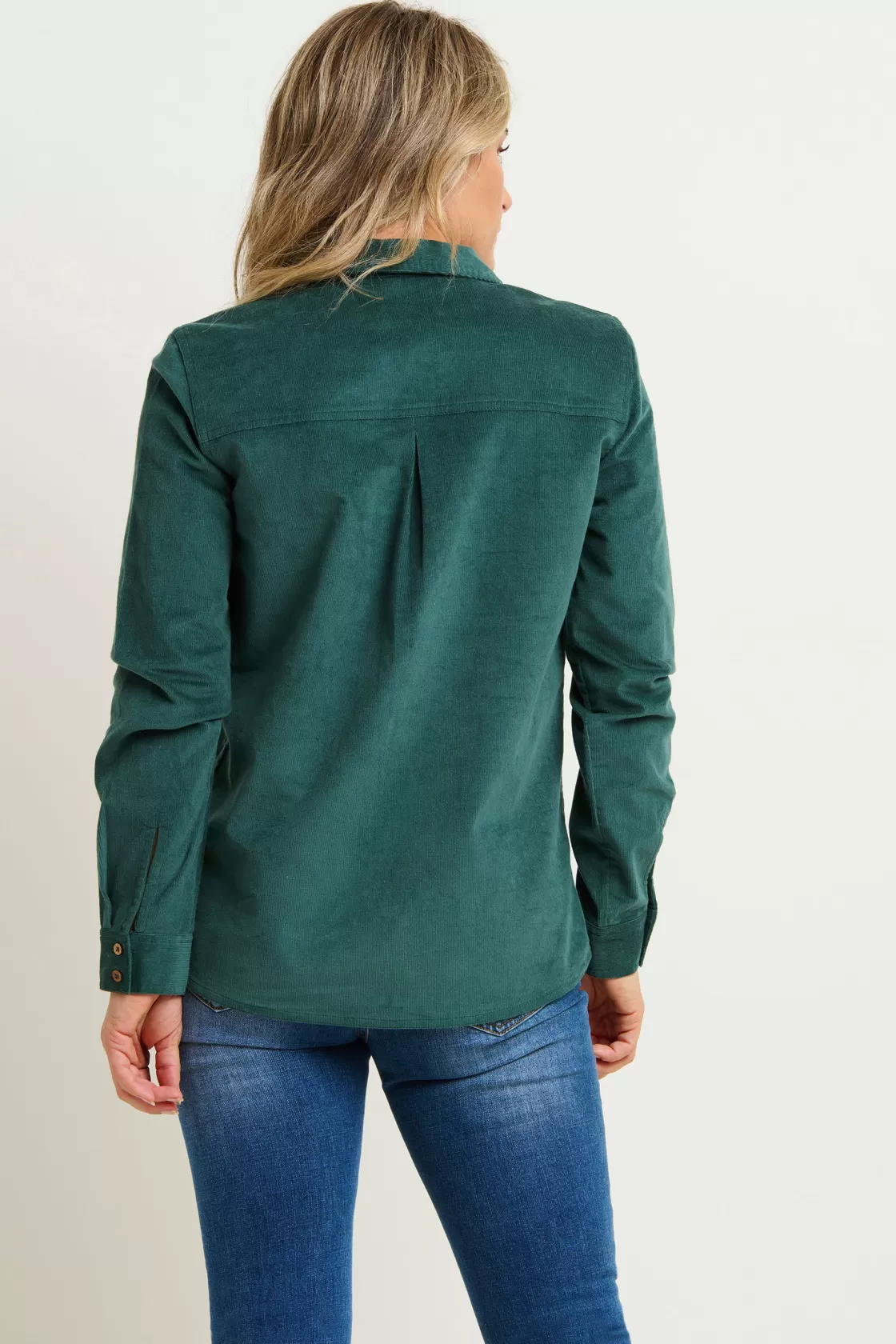 Shirts And Blouses>Brakeburn Archer Cord Shirt Teal