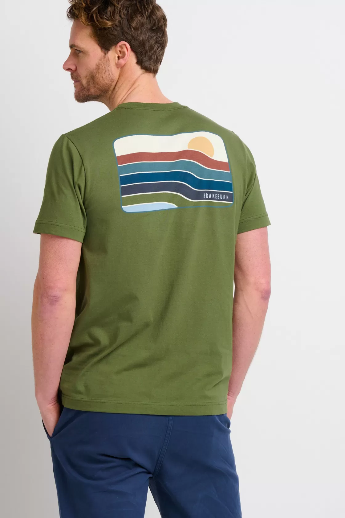 Tops And T-Shirts>Brakeburn Astroglide Tee Green