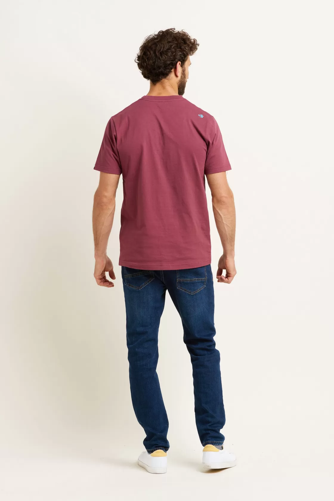 Tops And T-Shirts>Brakeburn Bear Tee Burgundy