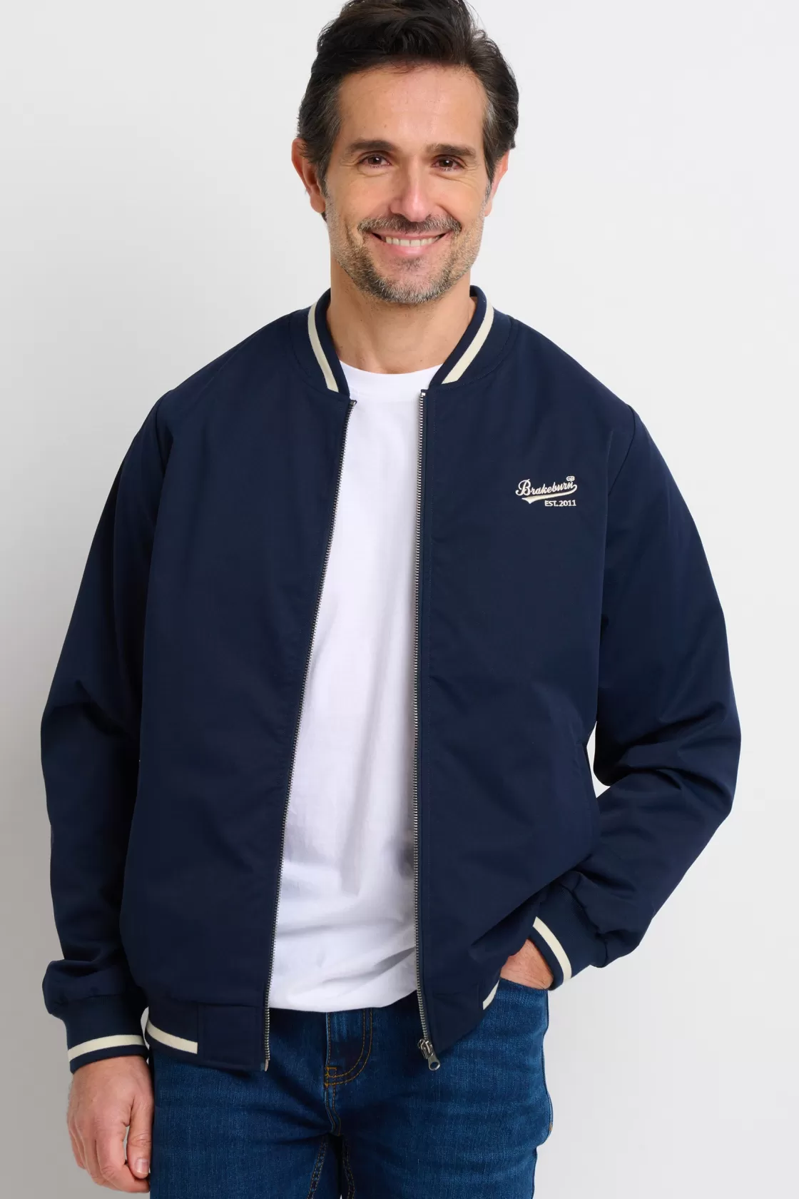 Coats And Jackets>Brakeburn Bomber Navy