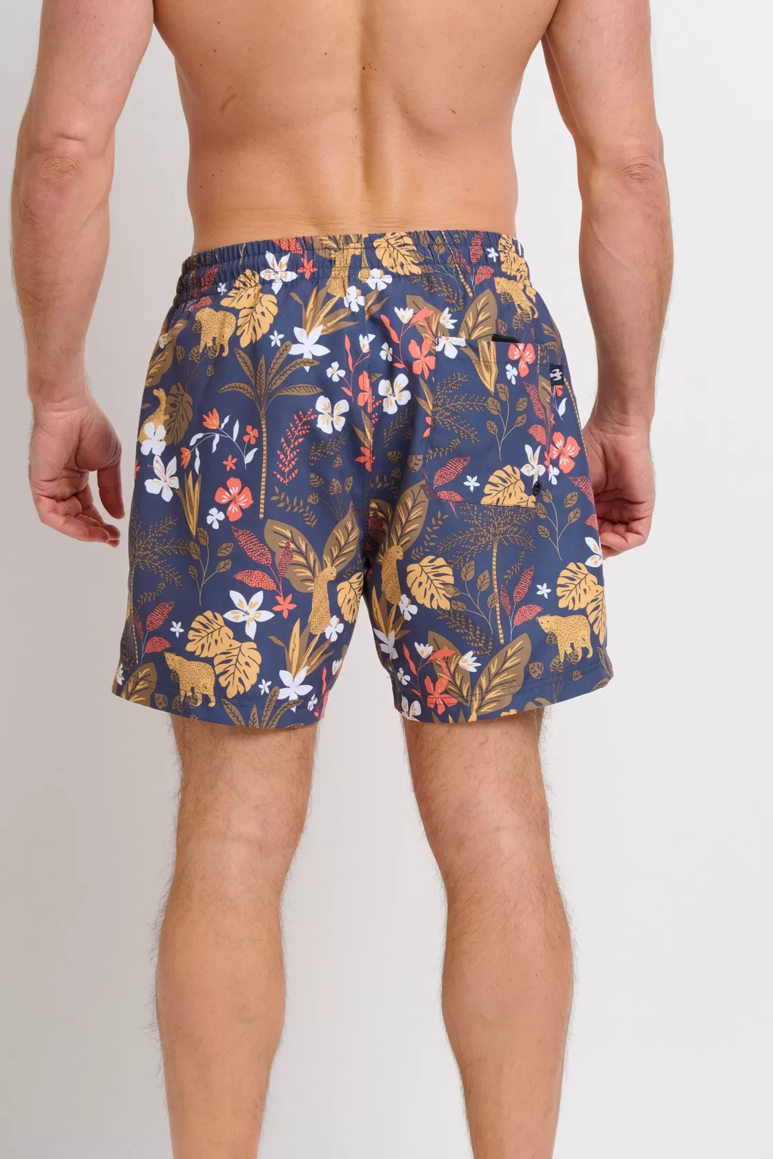 Trousers And Shorts>Brakeburn Botanical Jungle Swim Shorts Khaki