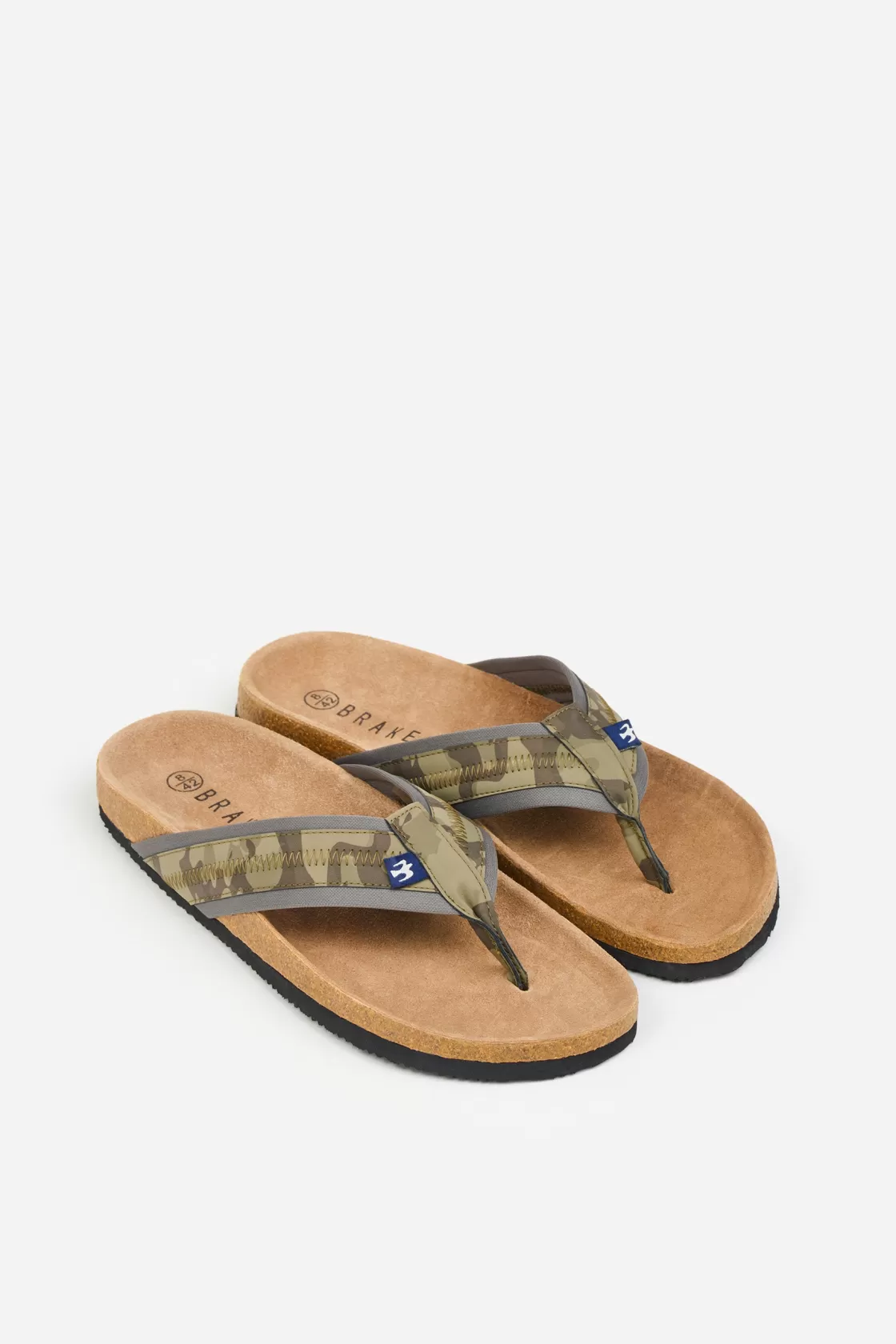 Sandals>Brakeburn Camo Flip Flops Green