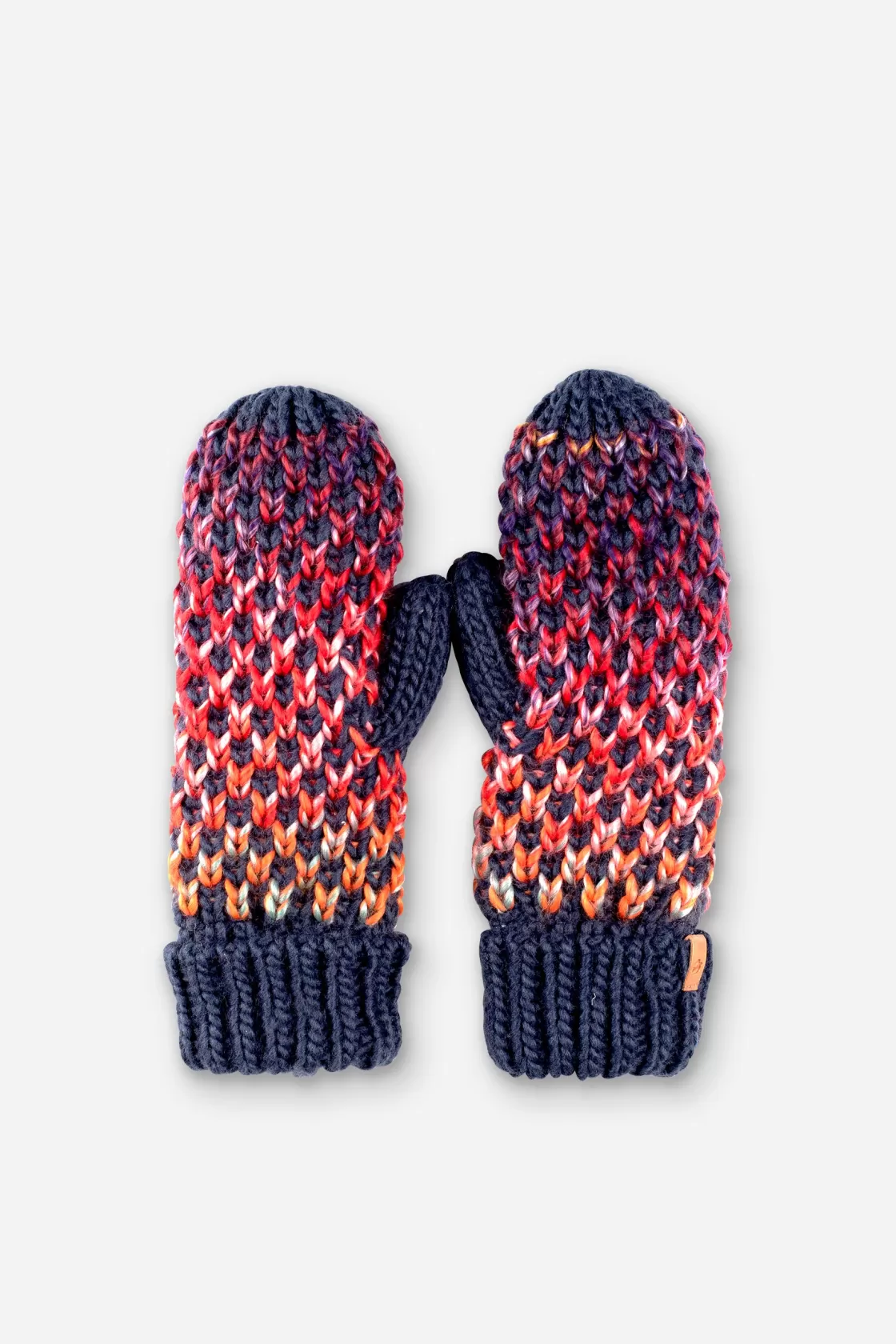 Hats And Gloves>Brakeburn Chunky Space Dye Mitten Multicoloured