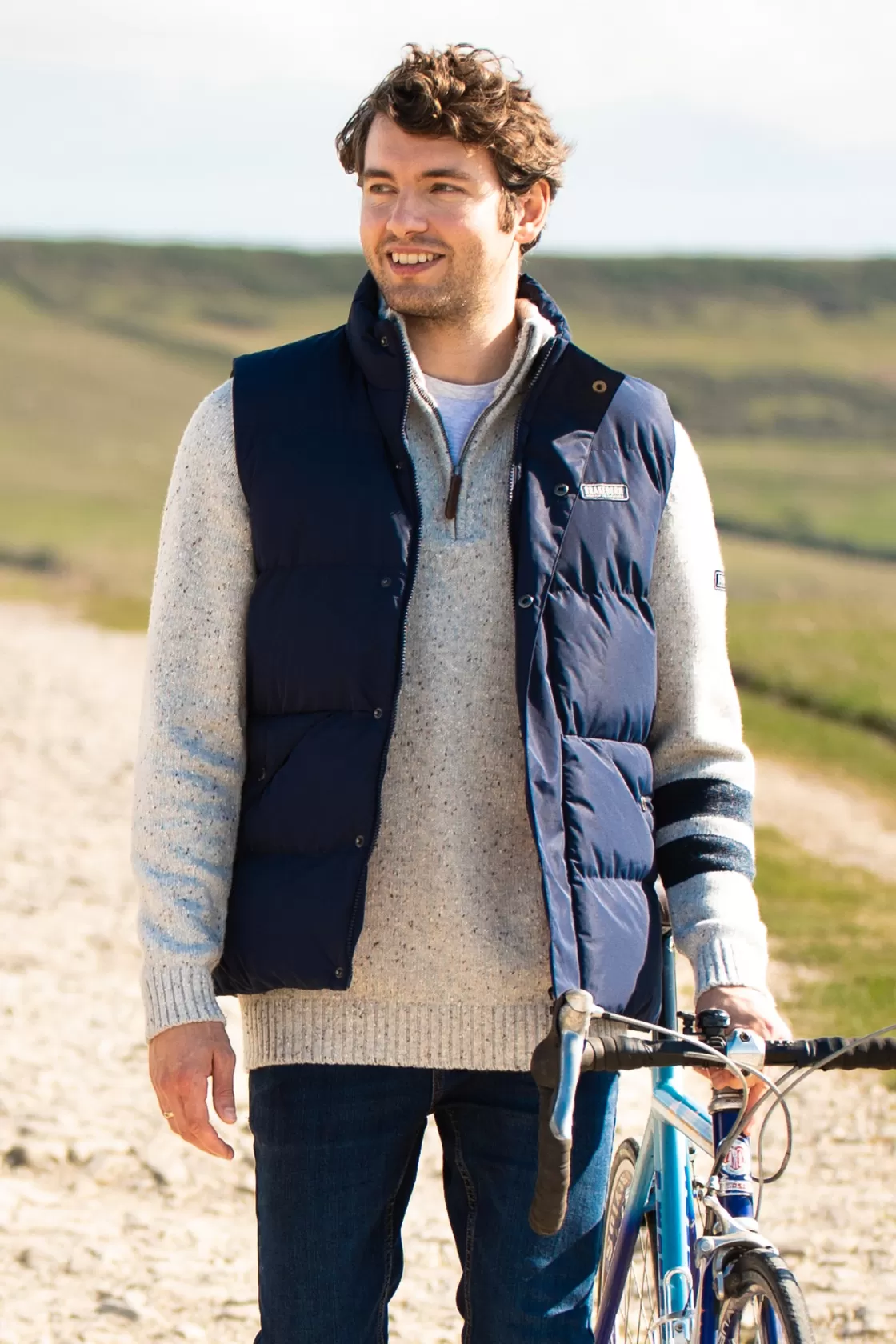 Coats And Jackets>Brakeburn Classic Gilet Navy