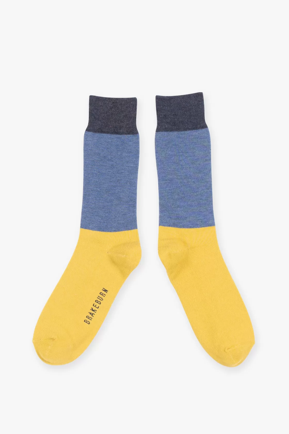 Socks>Brakeburn Colour Block Socks Blue