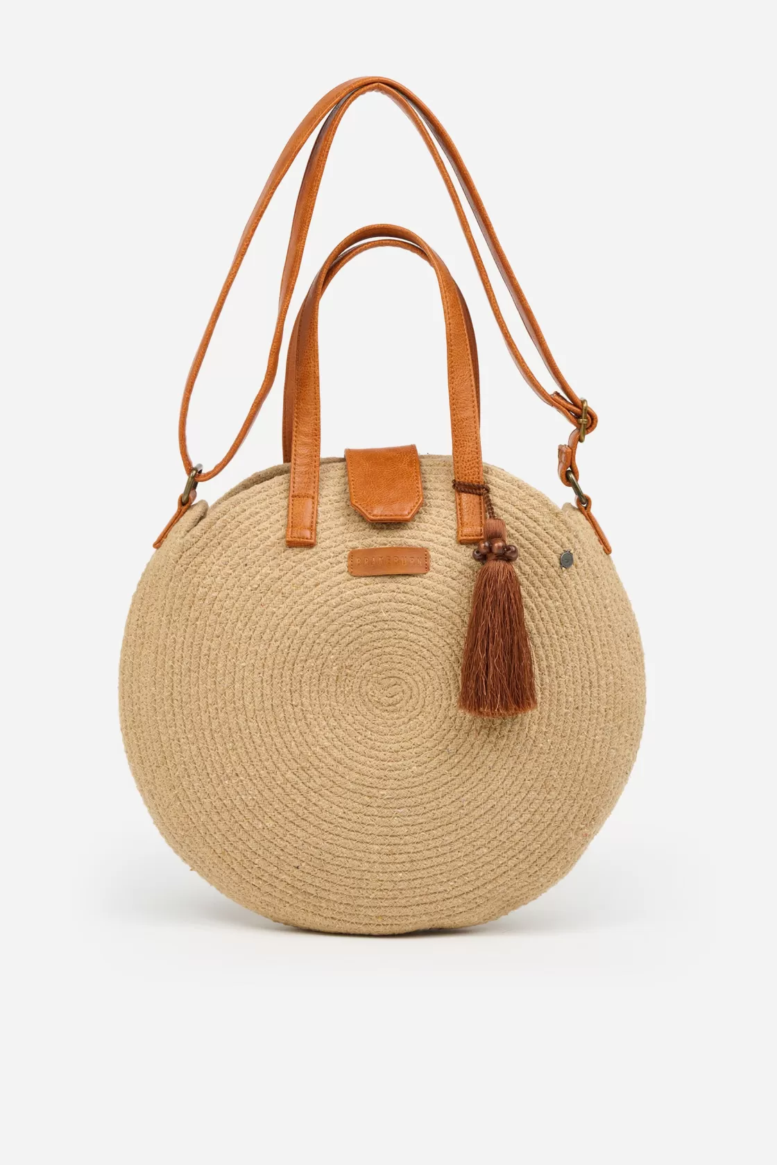 Bags>Brakeburn Cotton Cord Circular Bag Beige