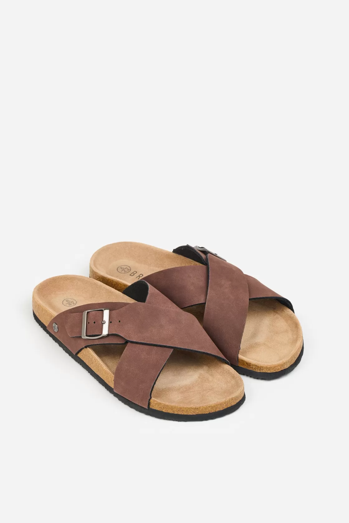 Sandals>Brakeburn Cross Over Sandal Brown