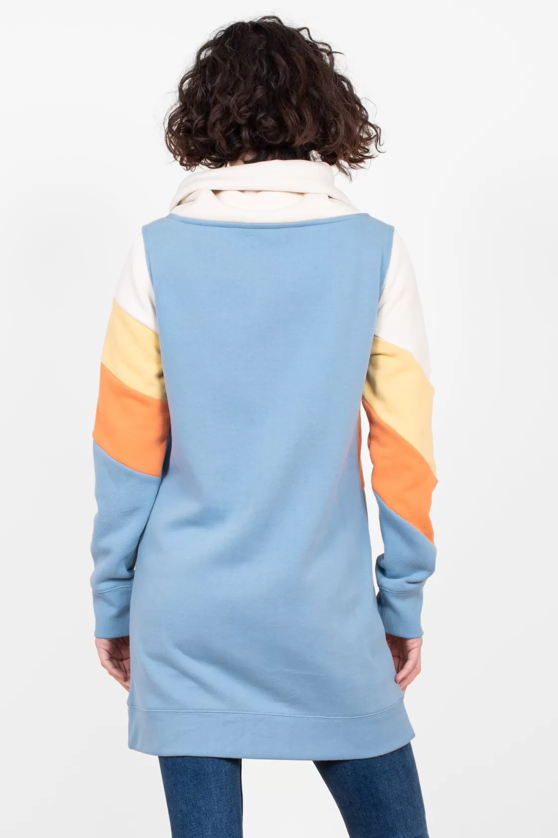 Sweatshirts And Hoodies>Brakeburn Drew Colourblock Sweatshirt Blue