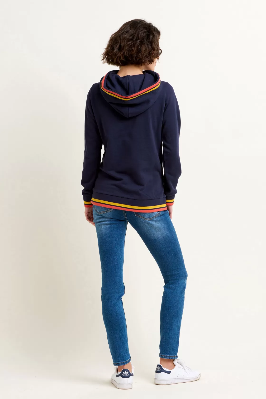 Sweatshirts And Hoodies>Brakeburn Elise Tipping Hoodie Navy