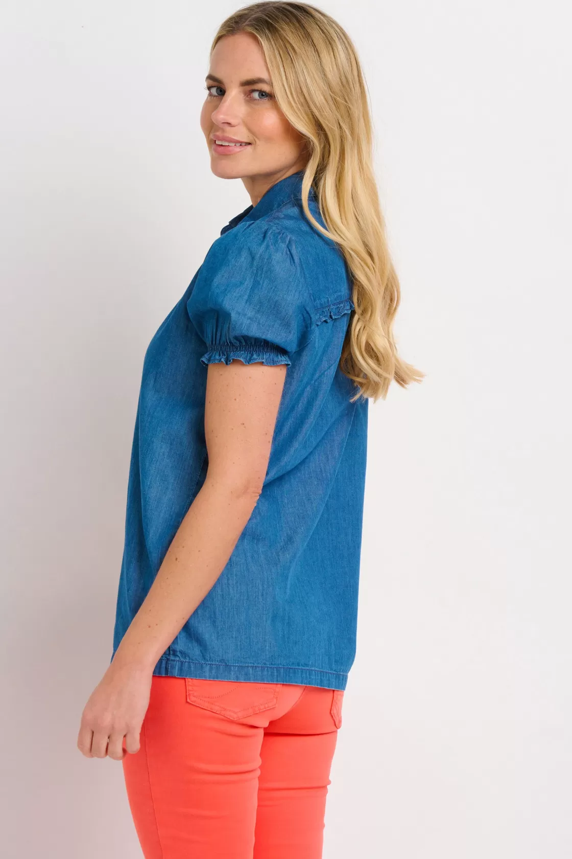 Denim>Brakeburn Ember Blouse Blue