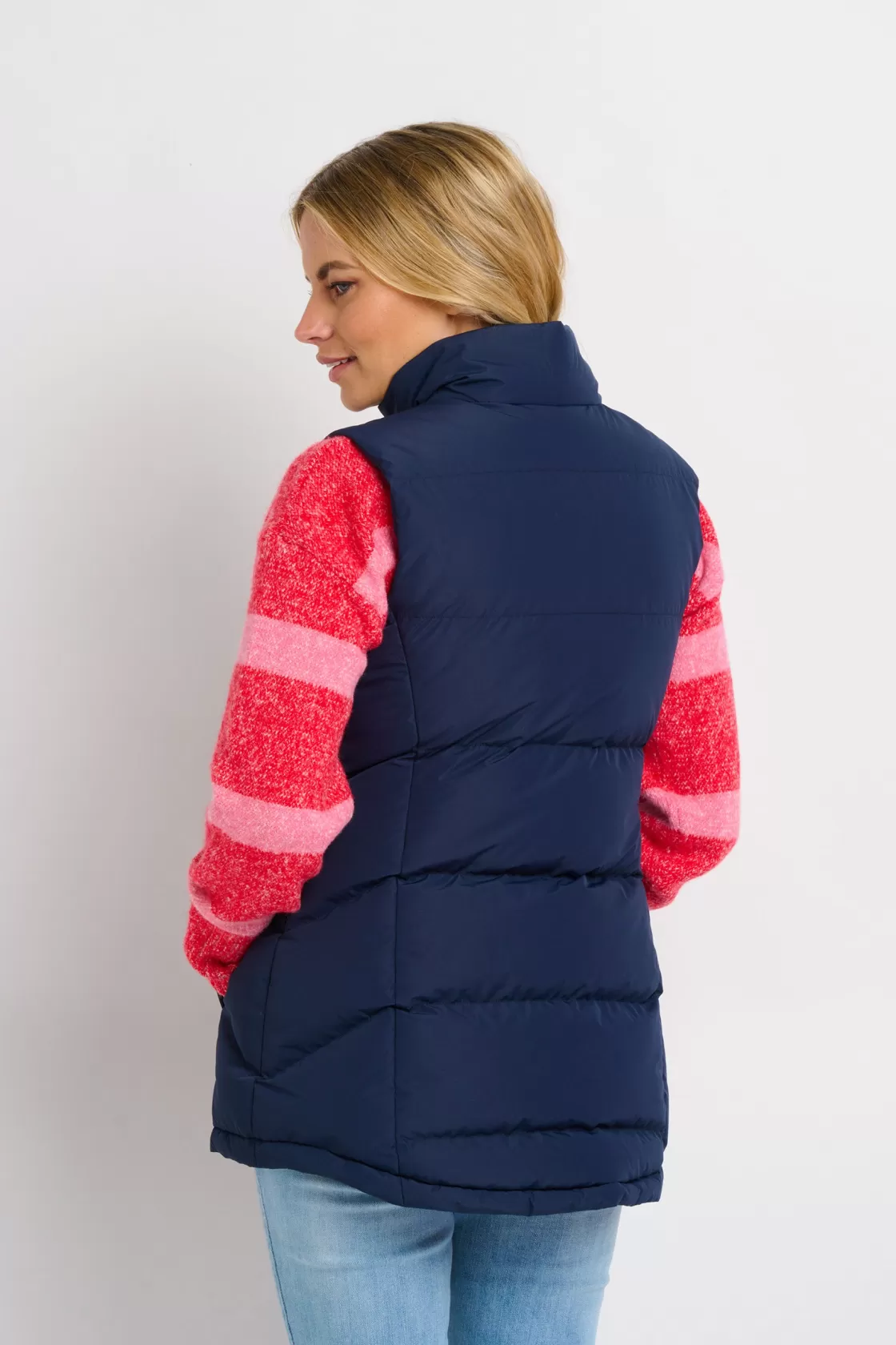 Coats And Jackets>Brakeburn Idyll Blue Gilet Navy