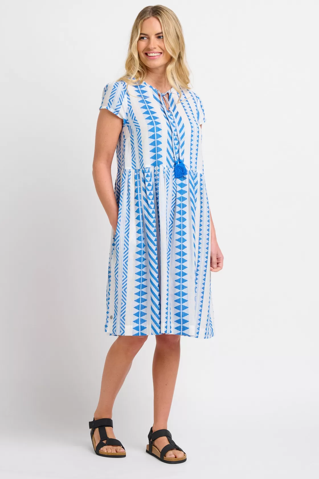 Dresses>Brakeburn Jaya Dress Blue