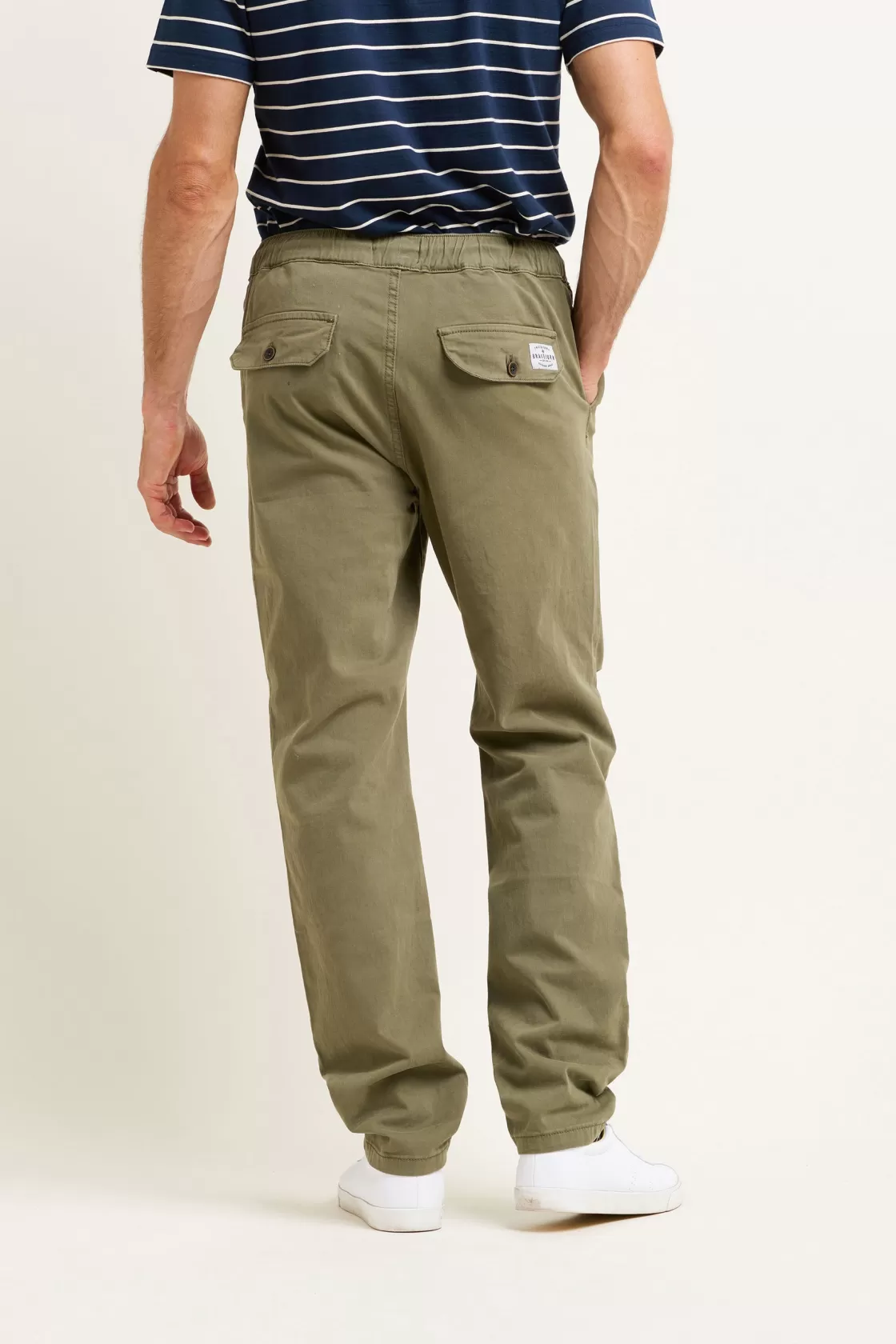 Trousers And Shorts>Brakeburn Khaki Fatigue Pants Green