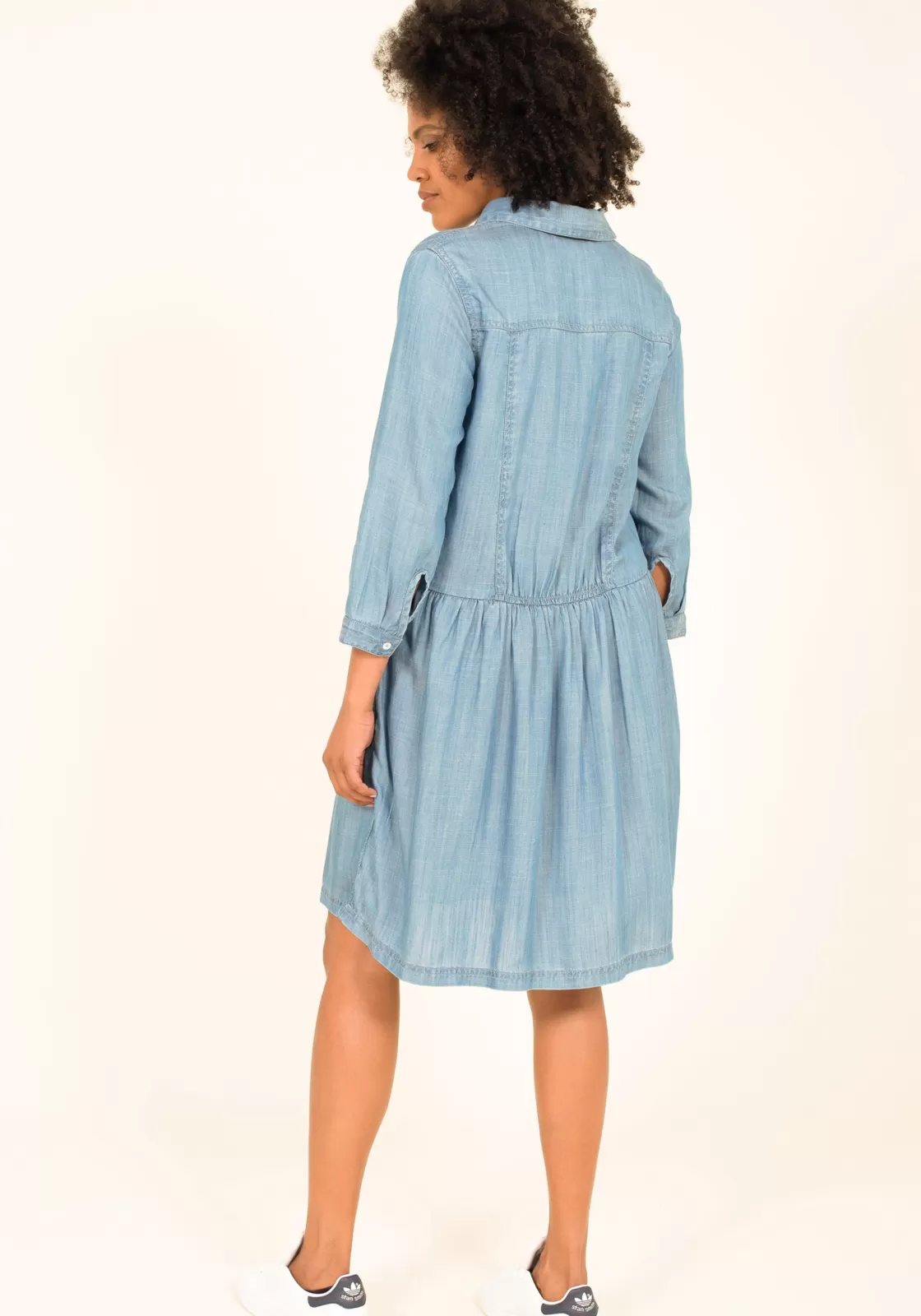 Denim>Brakeburn Loose Fit Shirt Dress Blue