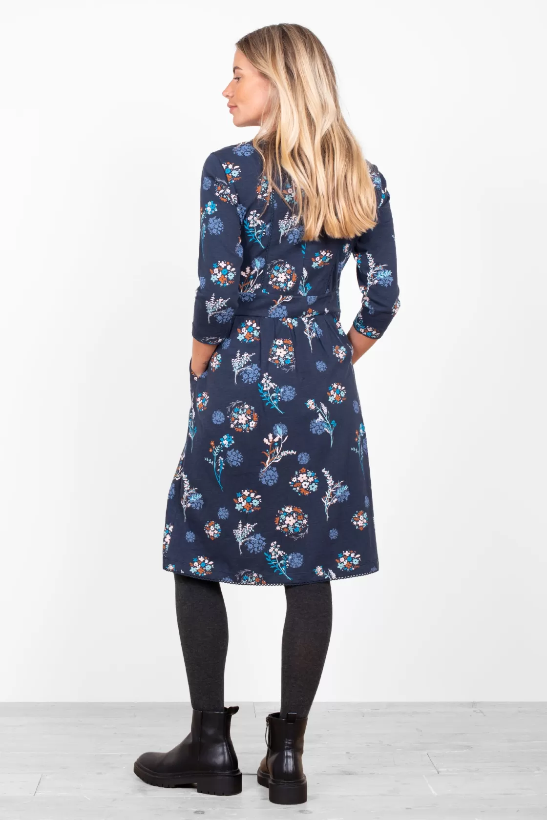 Dresses>Brakeburn Meadow Trail Tea Dress Multicoloured