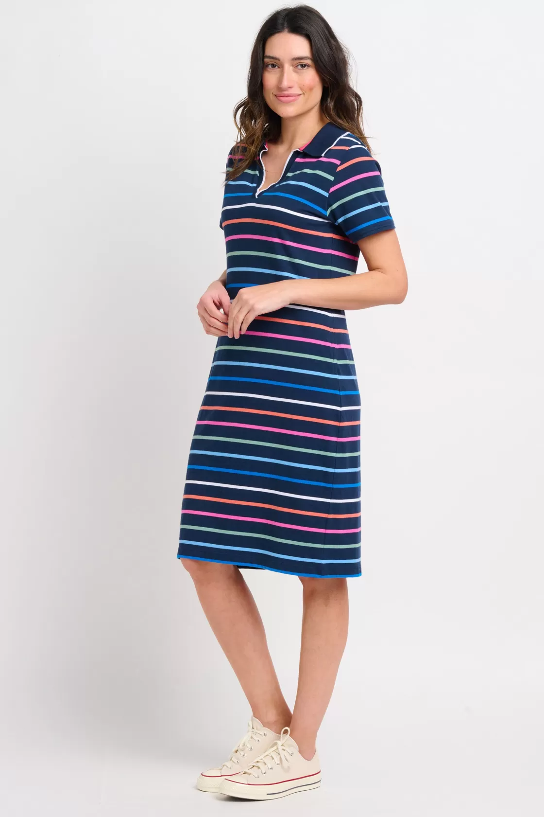 Dresses>Brakeburn Melody Polo Dress Blue