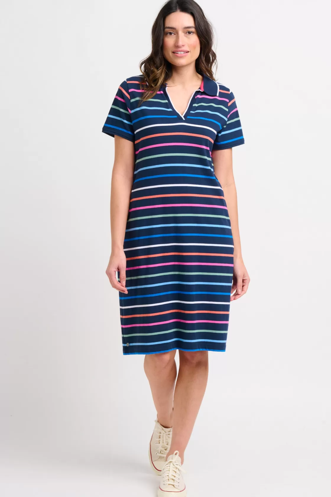 Dresses>Brakeburn Melody Polo Dress Blue