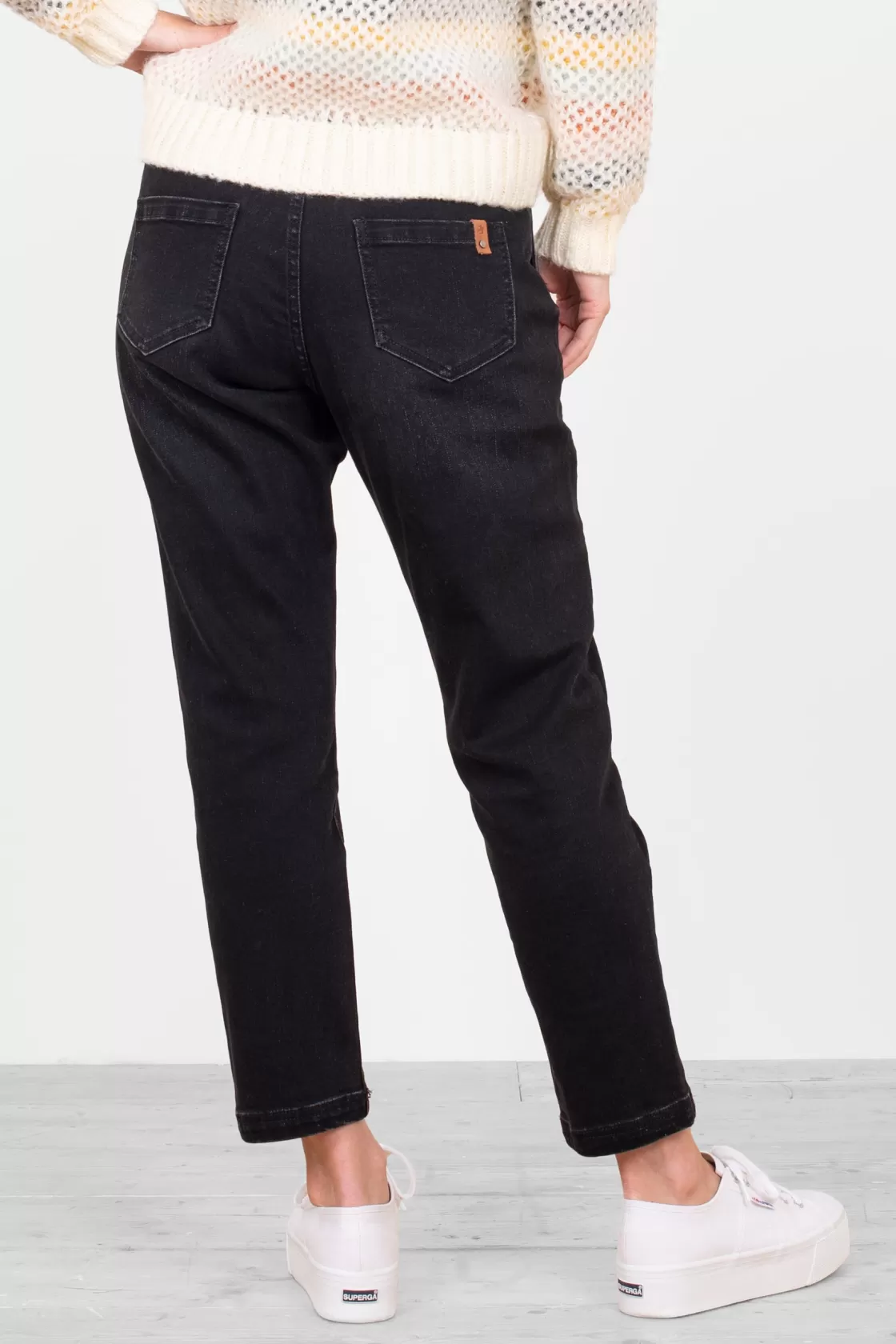 Trousers And Shorts>Brakeburn Mom Fit Jeans Black