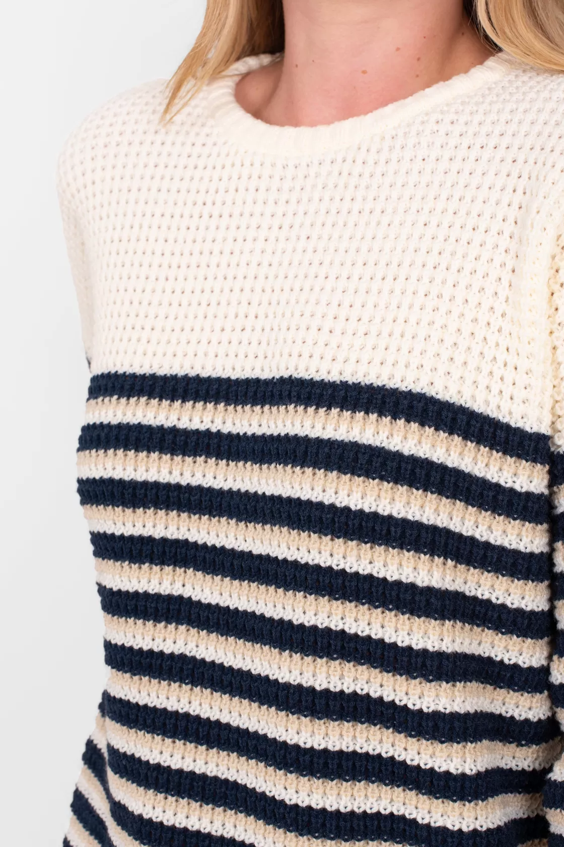 Knitwear>Brakeburn Nortica Knitted Jumper Cream