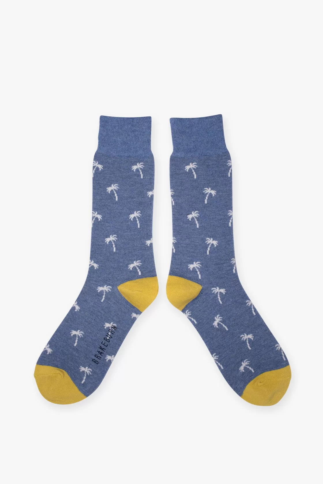 Socks>Brakeburn Palm Tree Socks Blue