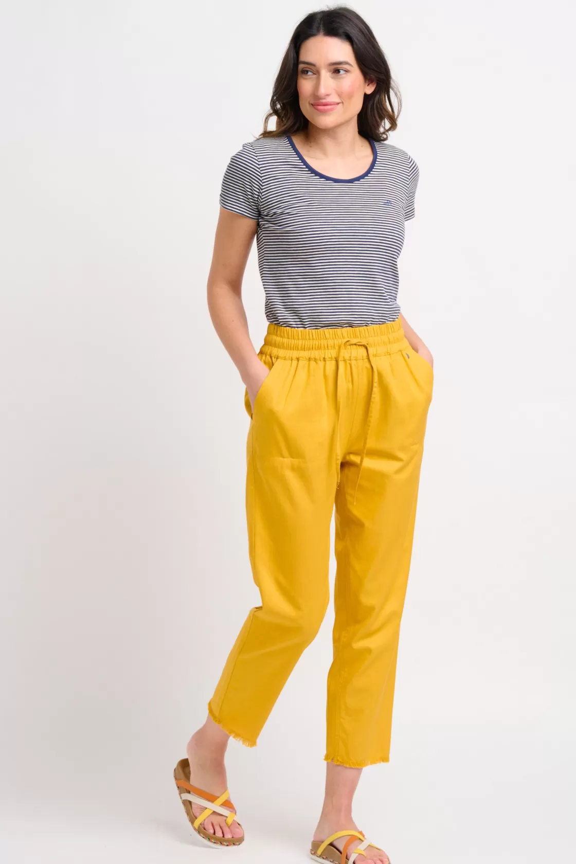 Trousers And Shorts>Brakeburn Pari Woven Joggers Yellow