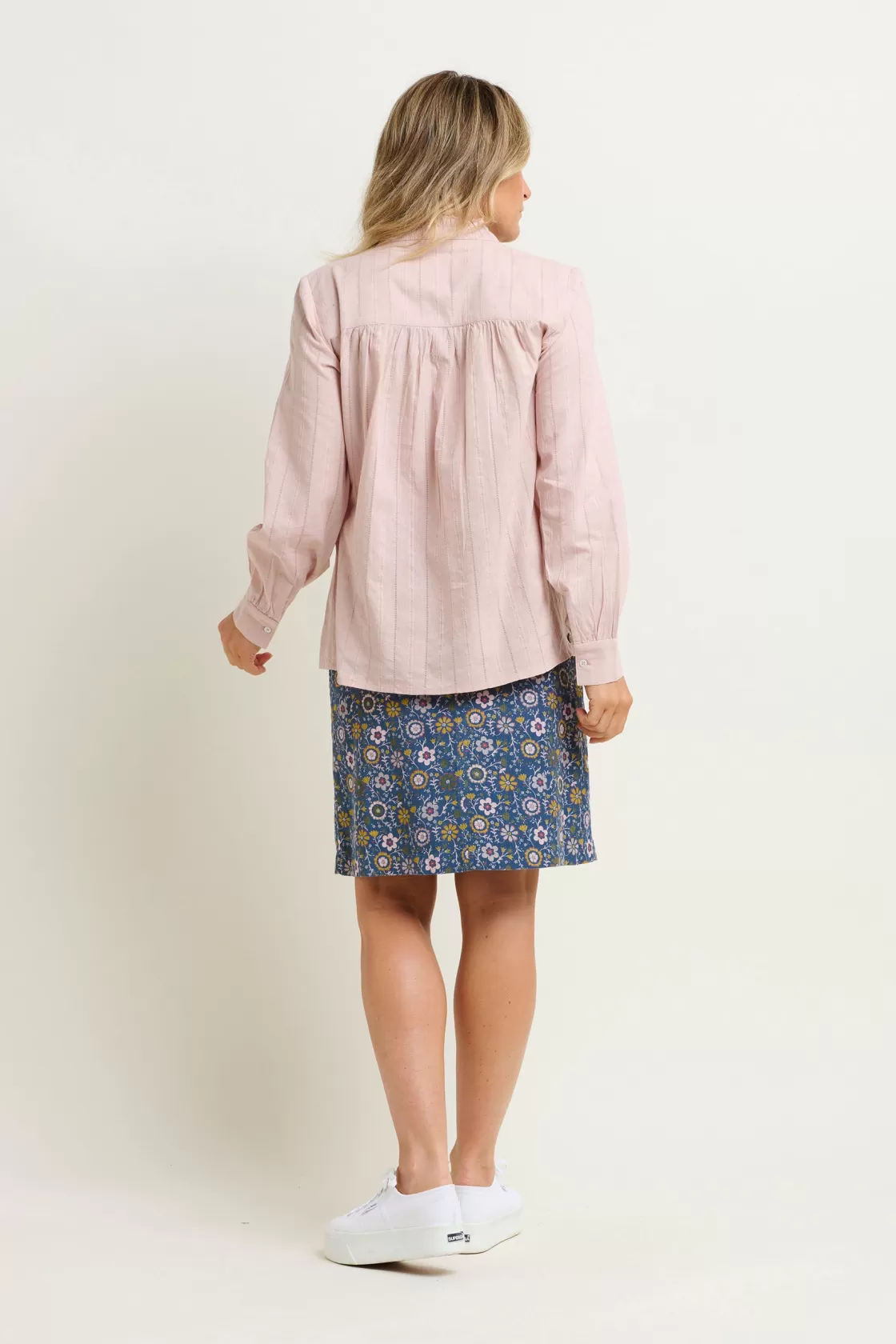 Shirts And Blouses>Brakeburn Peony Blouse Pink