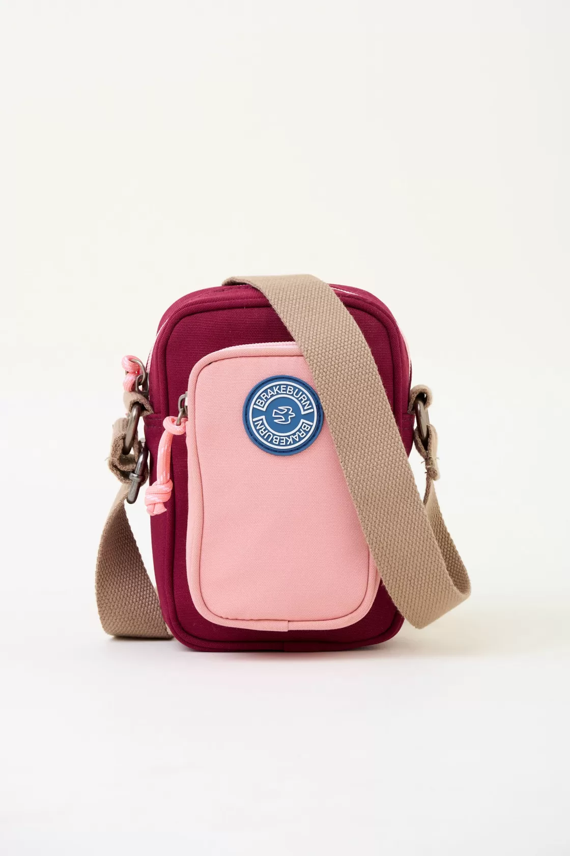 Bags>Brakeburn Pink Small Pouch Cross Body Bag Burgundy