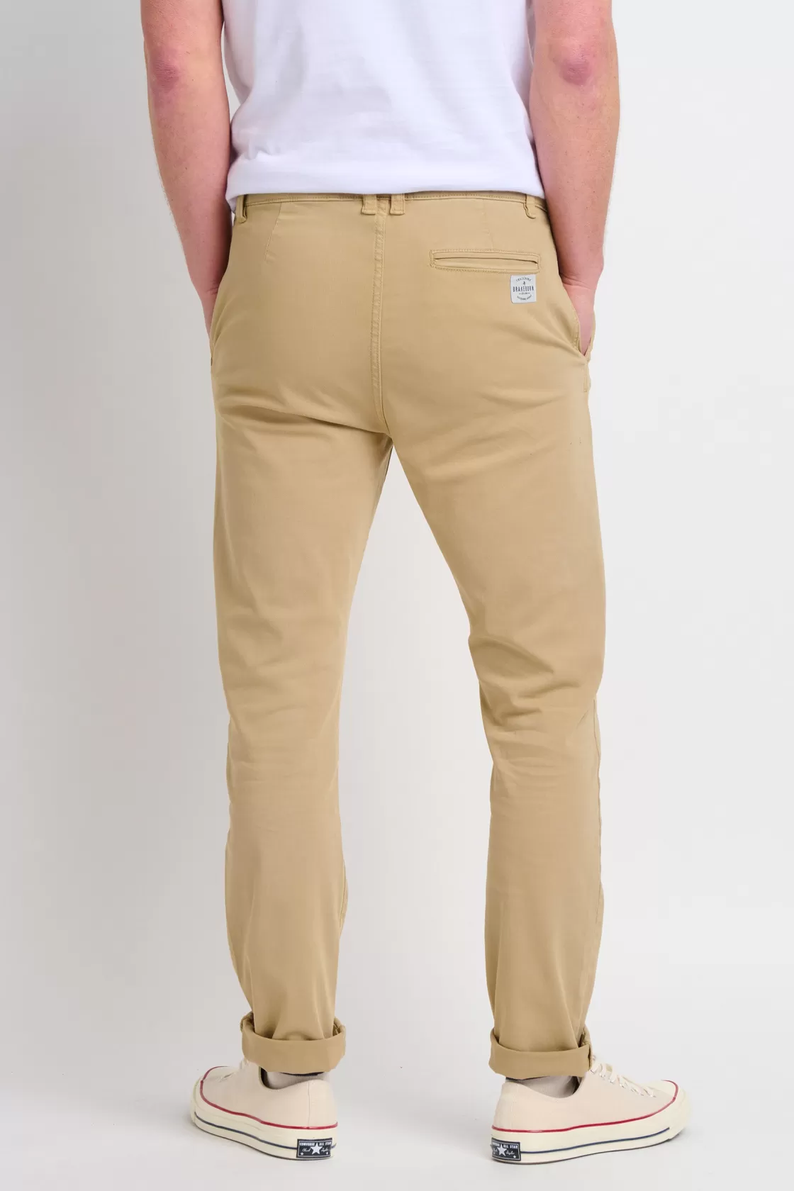 Trousers And Shorts>Brakeburn Pleat Front Chinos Beige