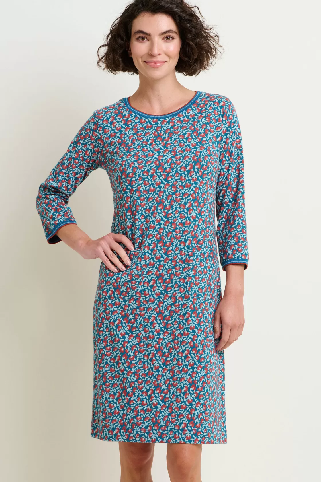 Dresses>Brakeburn Pressed Flowers Dress Blue