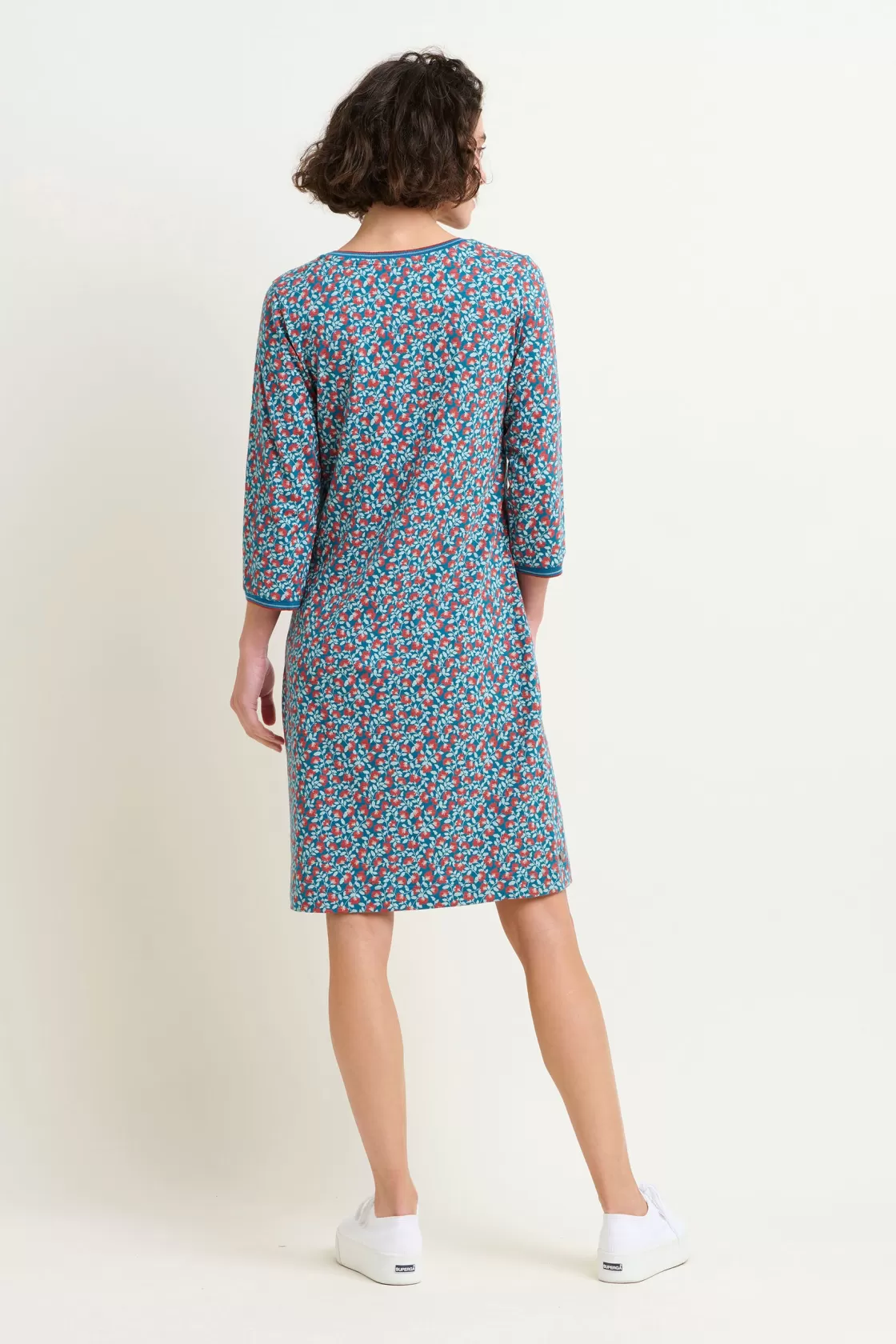 Dresses>Brakeburn Pressed Flowers Dress Blue