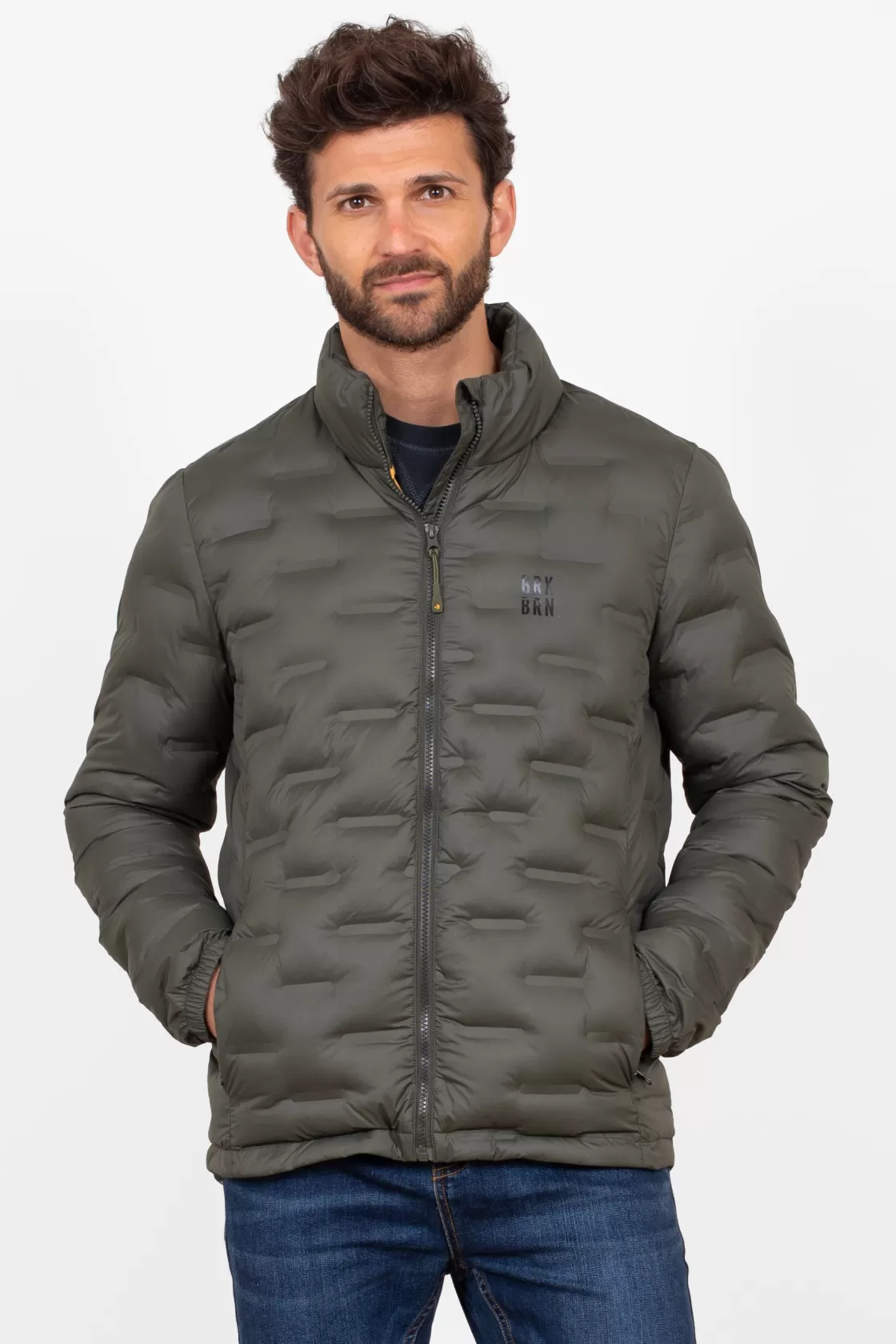 Coats And Jackets>Brakeburn Puffer Khaki