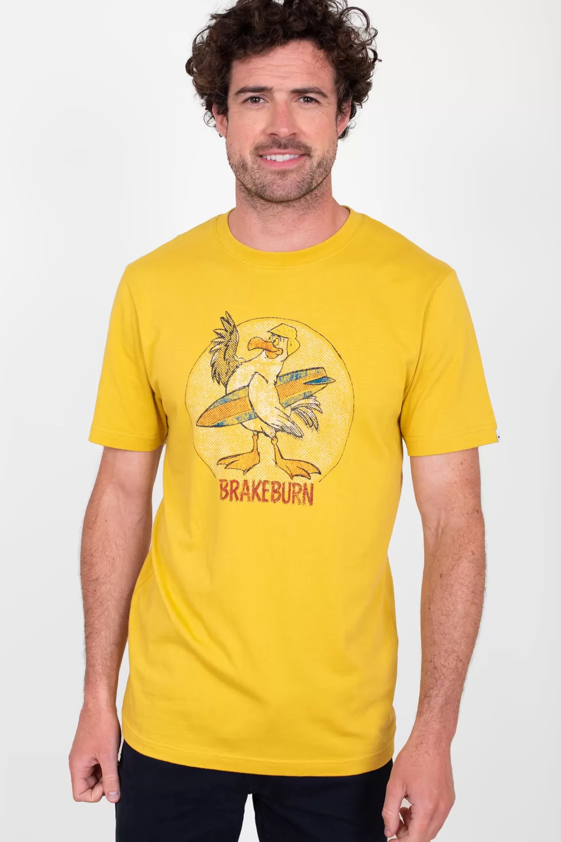 Tops And T-Shirts>Brakeburn Seagul Tee Yellow