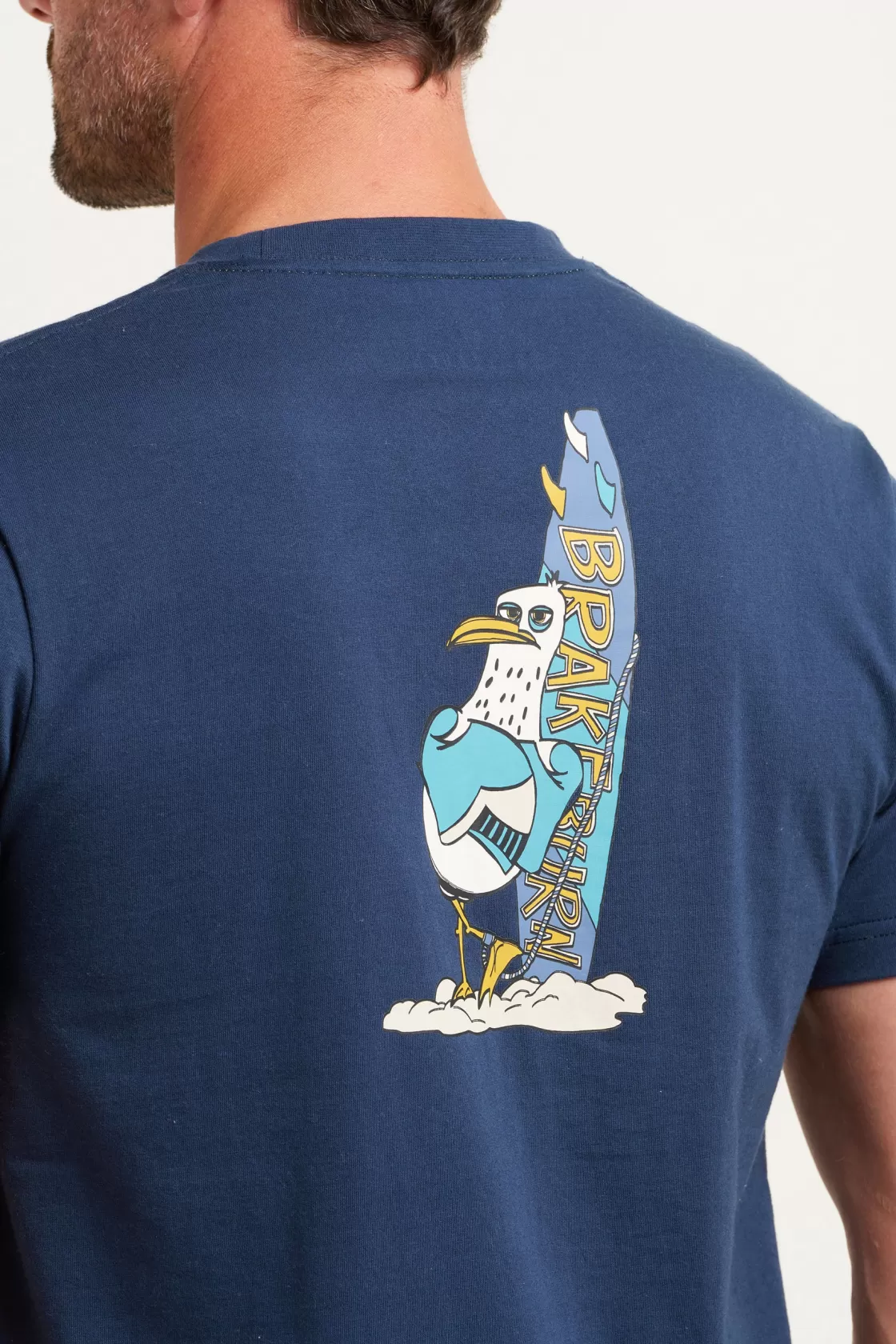 Tops And T-Shirts>Brakeburn Seagull Tee Navy