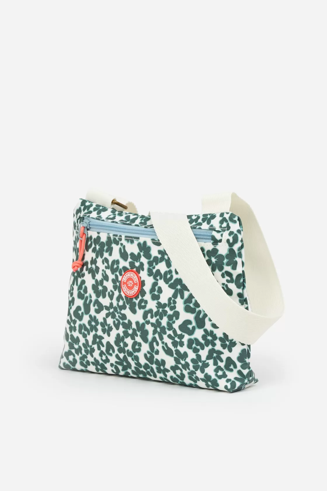 Bags>Brakeburn Small Cross Body Leopard Floral Bag Green