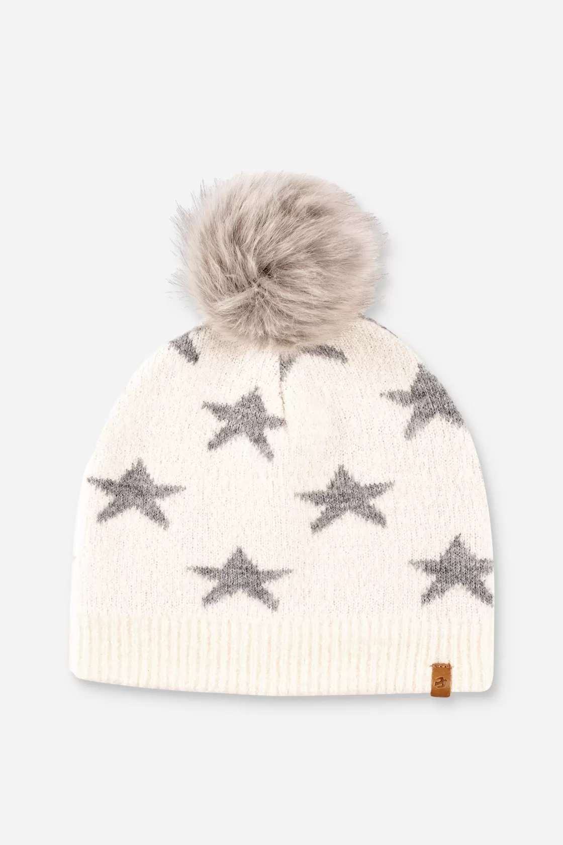 Hats And Gloves>Brakeburn Star Beanie Cream