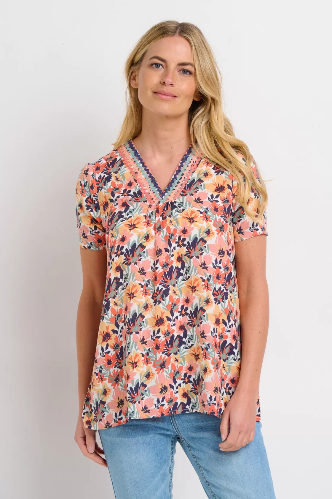 Shirts And Blouses>Brakeburn Summer Blooms Blouse Multicoloured