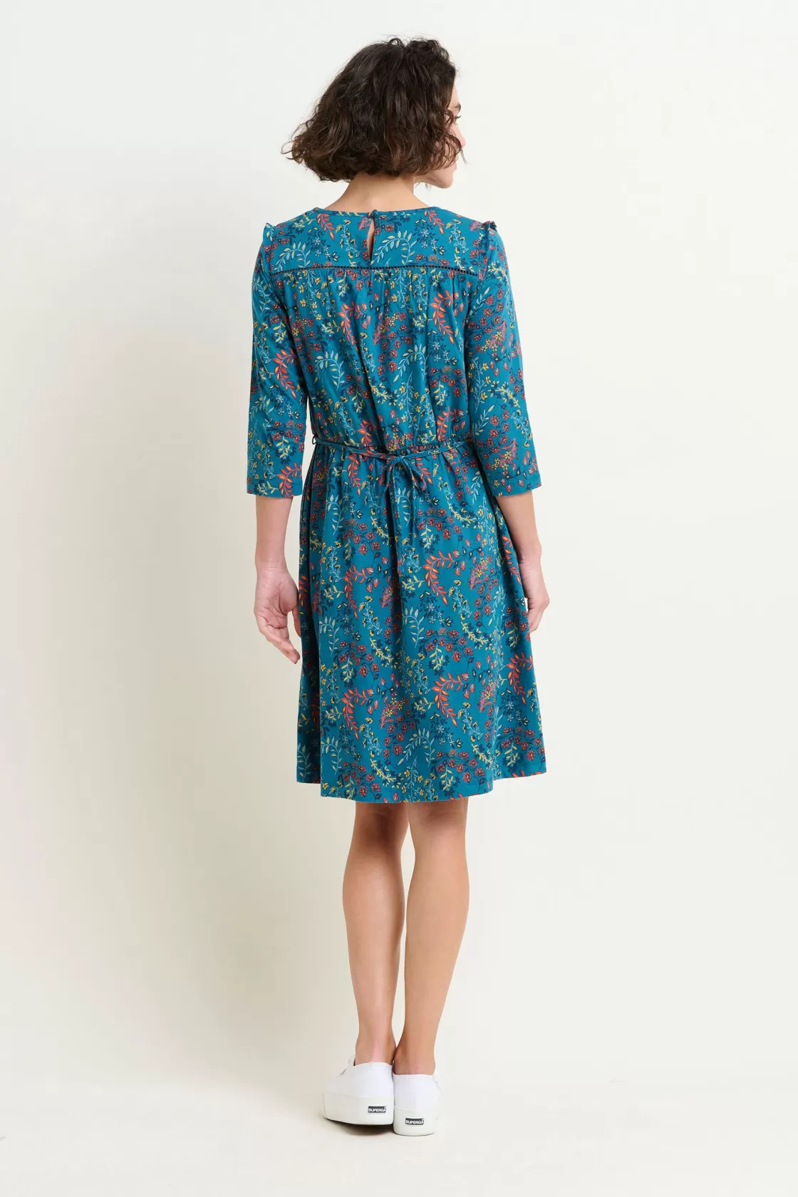 Dresses>Brakeburn Uma Floral Paisley Dress Blue