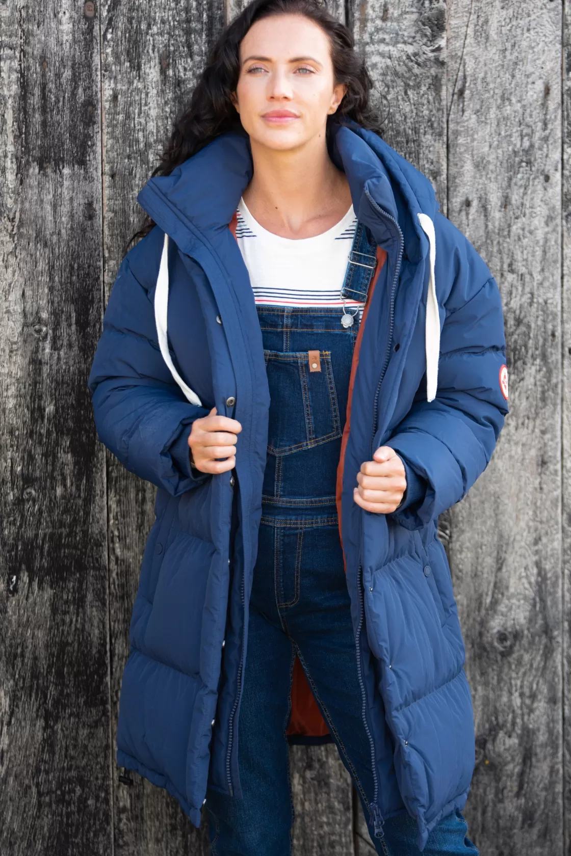 Coats And Jackets>Brakeburn Weatherall Puffer Jacket Navy