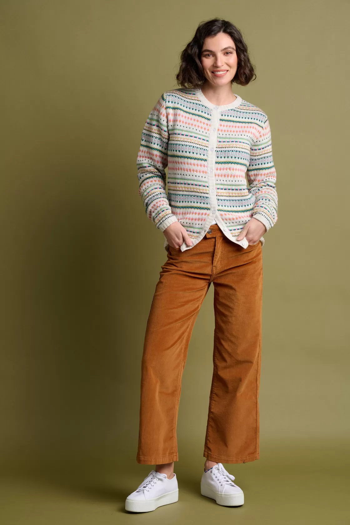 Trousers And Shorts>Brakeburn Wide Leg Trousers Orange