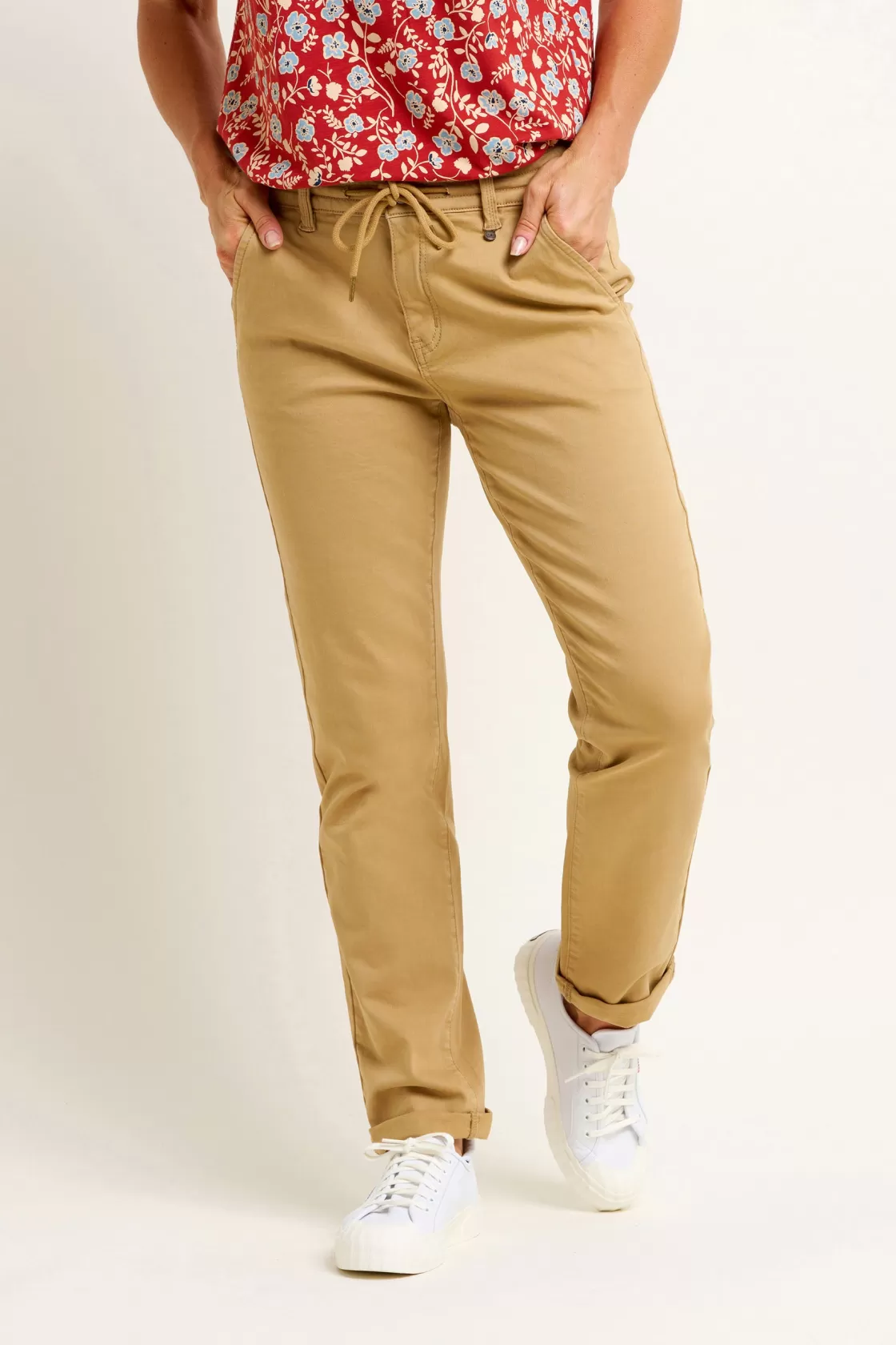 Trousers And Shorts>Brakeburn Winter Blake Two Trousers Cream