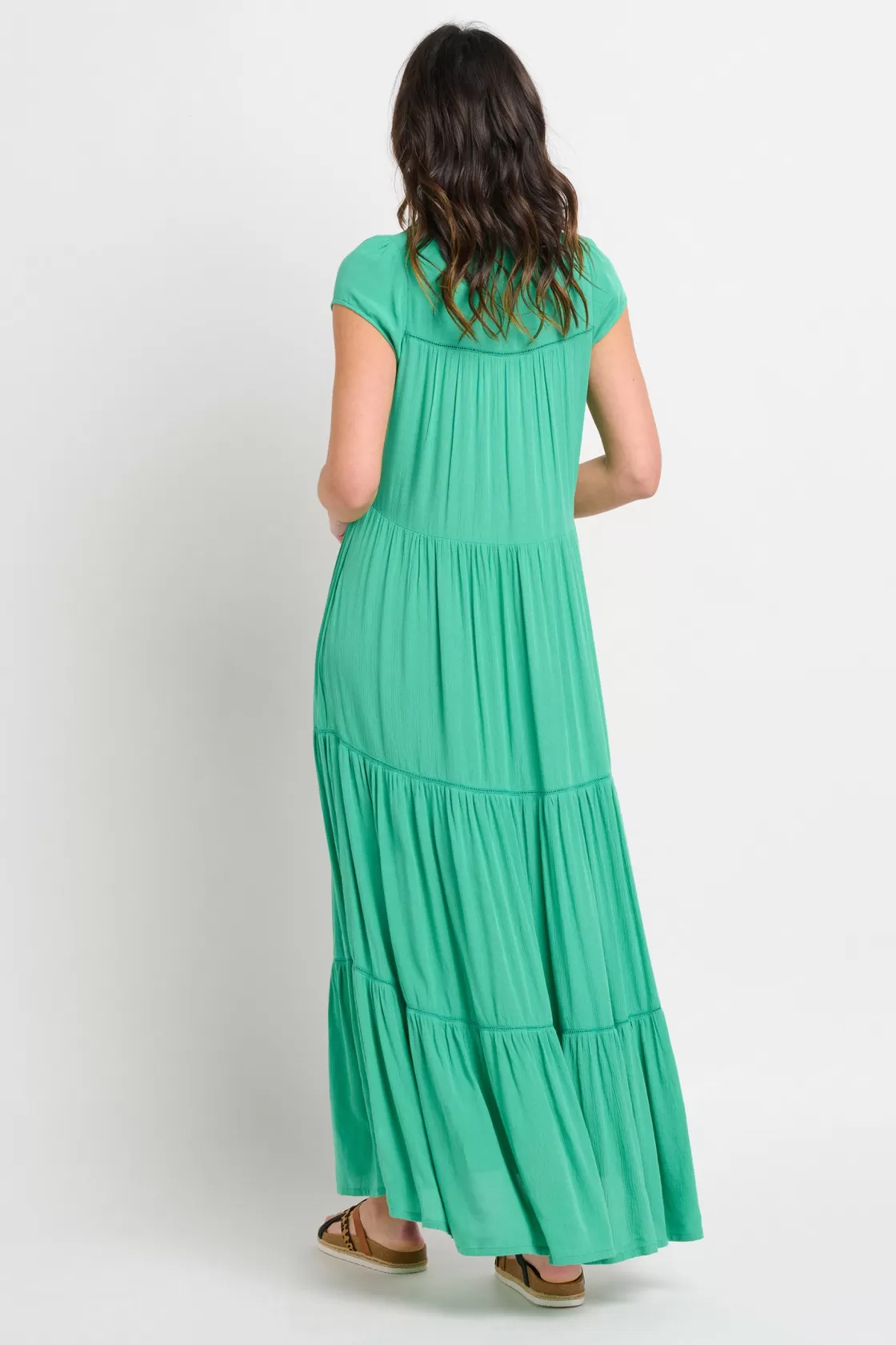 Dresses>Brakeburn Wynn Maxi Dress Green